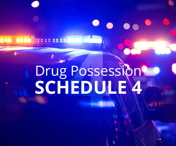 Schedule 4 Drug Possession in Wisconsin: Xanax & Ambien