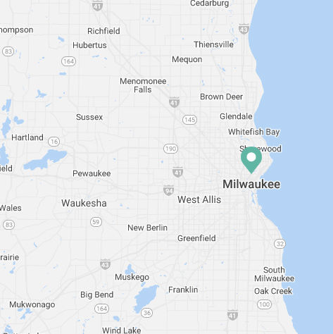 Grieve Law Milwaukee Office Map